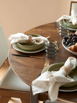 Westwing Collection Vasos de agua soplados Bubbly, 4 uds.^ Vasos|Vajillas Completas