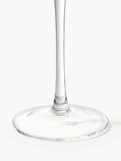 Westwing Collection Vasos de agua soplados con borde dorado Aleo, 4 uds.^ Copas De Vino|Vajillas Completas