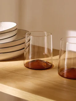 Westwing Collection Vasos de agua soplados Hadley, 4 uds.^ Vasos|Vajillas Completas