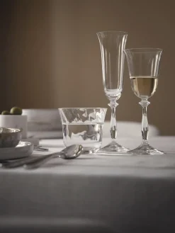 Westwing Collection Vasos de agua soplados Swirl, 4 uds.^ Vasos|Vajillas Completas