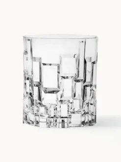 RCR Vasos de cristal con relieve Etna, 6 uds.