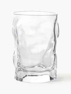 Vasos de forma orgánica Sorgente, 6 uds.