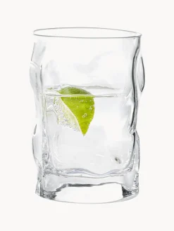 Vasos de forma orgánica Sorgente, 6 uds.