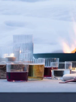 Lsa International Vasos de vidrio soplado artesanlamente Gio, 4 uds.^ Vasos|Vajillas Completas