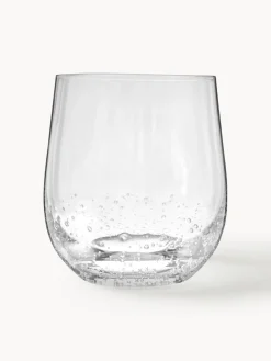 Broste Copenhagen Vasos de vidrio soplado con burbujas Bubble, 4 uds.^ Menaje De Mesa