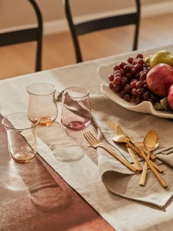 Bitossi Home Vasos de vidrio soplado Desiguale, 6 uds., tamaños y colores diferentes^ Vasos|Vajillas Completas