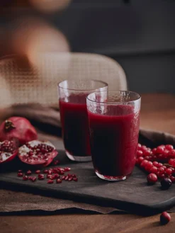 Broste Copenhagen Vasos de vidrio soplado Hammered, 4 uds.