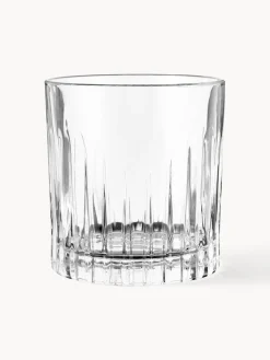RCR Vasos old fashioned de cristal con relive Timeless, 6 uds.^ Copas De Cóctel|Vajillas Completas