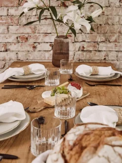 RCR Vasos old fashioned de cristal con relive Timeless, 6 uds.^ Copas De Cóctel|Vajillas Completas