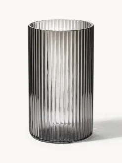 Ferm Living Vasos pequeños soplados con relieves Ripple, 4 uds.