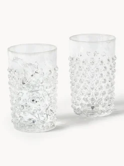 ANNA VON LIPA Vasos soplados Hobnail, 6 uds.^ Vasos|Vajillas Completas