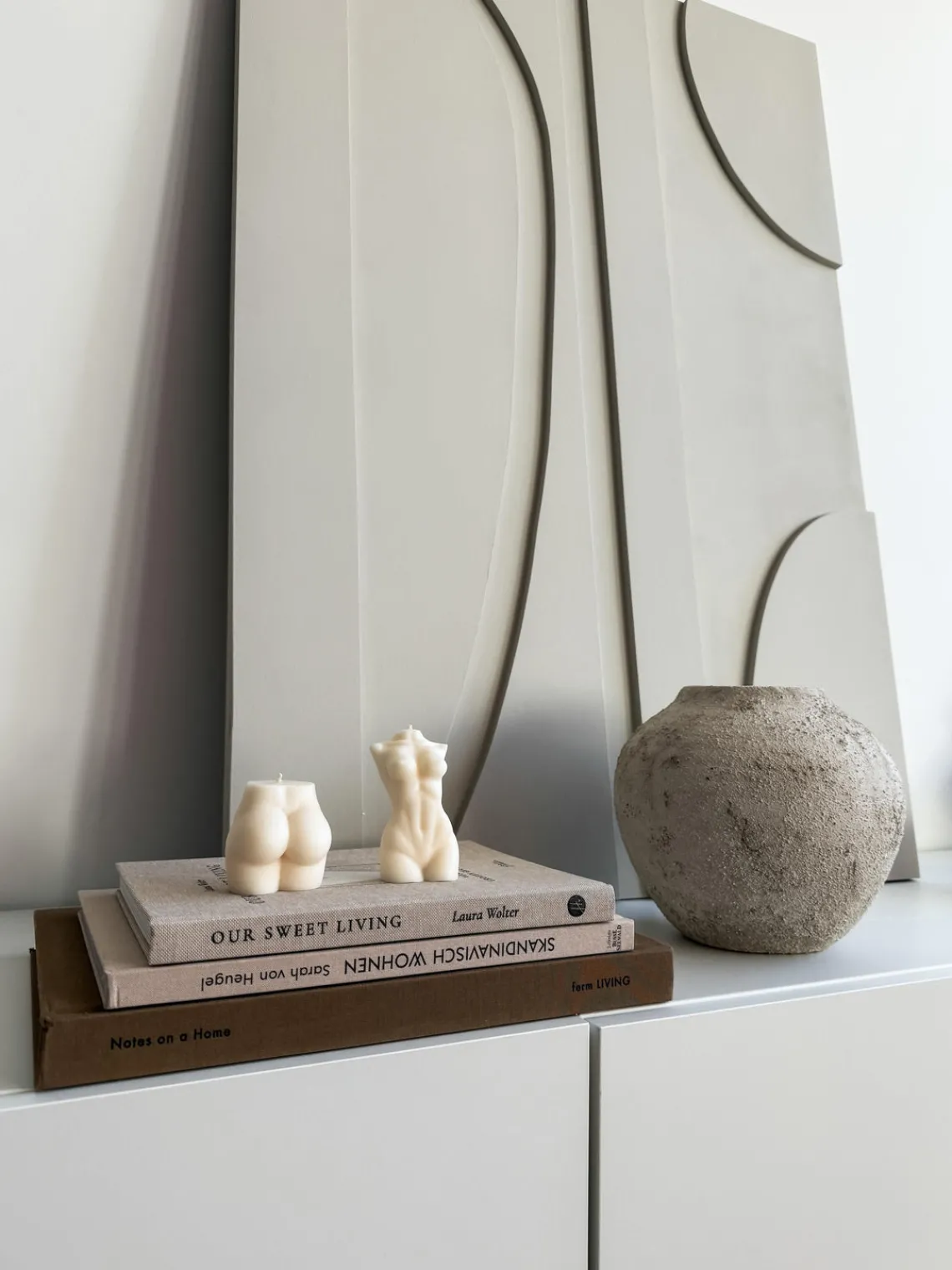 Noma Studio Vela artesanal de diseño Peachy^ Velas Decorativas|Jarrones