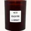 L:A Bruket Vela perfumada Beach Fire (Gaïac, madera ahumada)