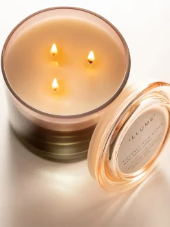 Bloomingville Vela perfumada de tres mechas Statement