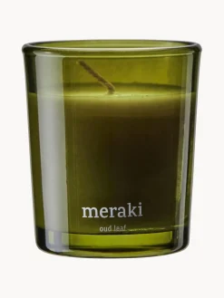 Meraki Vela perfumada pequeña Oud Leaf (rosa, madera de cedro, jazmín, lirio y lirio de los valles)