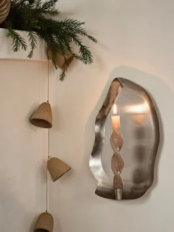 Broste Copenhagen Velas cónicas artesanales Twist, 2 uds.