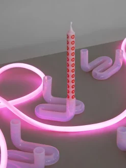 Studio About Velas cónicas Happy, 4 uds.