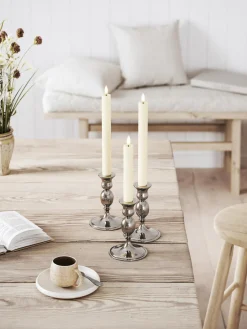 Deluxe Homeart Velas cónicas LED artesanales Real Flame, 15 cm, 2 uds.