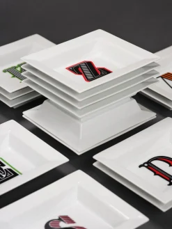 Westwing Collection Vide-poche decorativo artesanal con motivo x MEISSEN^ Bandejas Decorativas|Jarrones