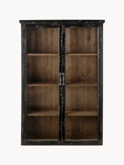 Bloomingville Vitrina de madera Hazem