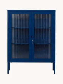 Mustard Made Vitrina de metal con cristal acanalado The Mixer