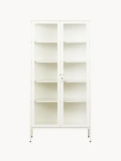 Mustard Made Vitrina de metal con cristal acanalado The Collector^ Vitrinas|Vitrinas