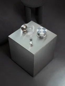 Westwing Collection Westwing | Crosby Studios, joyero de mármol con tapadera Carreaux^ Joyeros|Jarrones