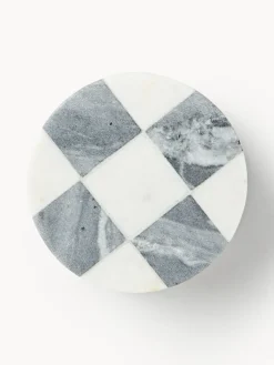 Westwing Collection Westwing | Crosby Studios, joyero de mármol con tapadera Carreaux^ Joyeros|Jarrones