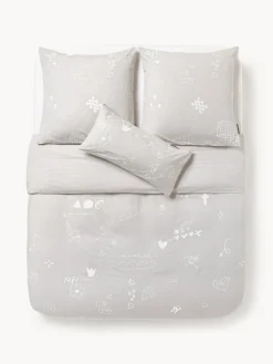 Westwing Collection Westwing | Crosby Studios, funda nórdica de algodón con bordado Jouy