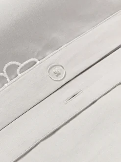 Westwing Collection Westwing | Crosby Studios, funda nórdica de algodón con bordado Jouy