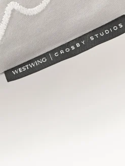 Westwing Collection Westwing | Crosby Studios, funda nórdica de algodón con bordado Jouy