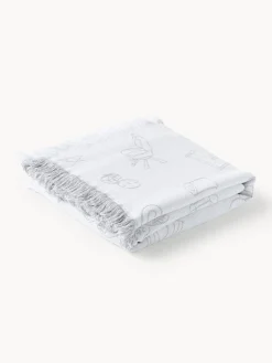 Westwing Collection Westwing | Crosby Studios, manta reversible de algodón Jouy