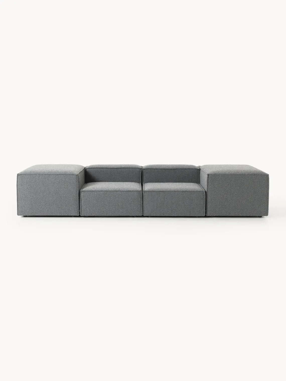 Westwing Collection Westwing | Crosby Studios, sofá modular en tejido bouclé con reposabrazos anchos Lennon (3 plazas)^ Sofás