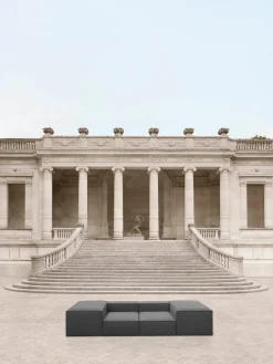 Westwing Collection Westwing | Crosby Studios, sofá modular en tejido bouclé con reposabrazos anchos Lennon (3 plazas)^ Sofás