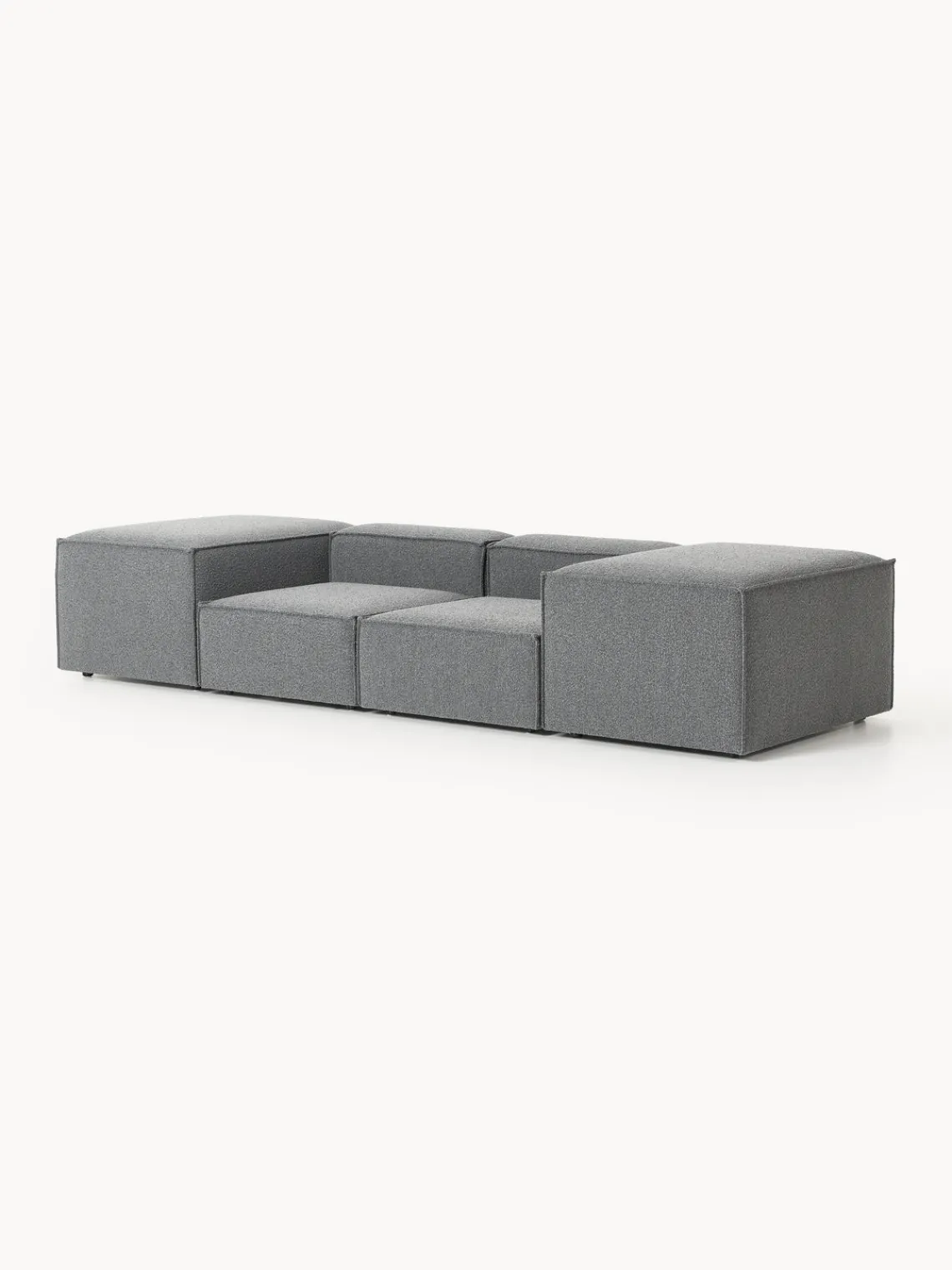 Westwing Collection Westwing | Crosby Studios, sofá modular en tejido bouclé con reposabrazos anchos Lennon (3 plazas)^ Sofás