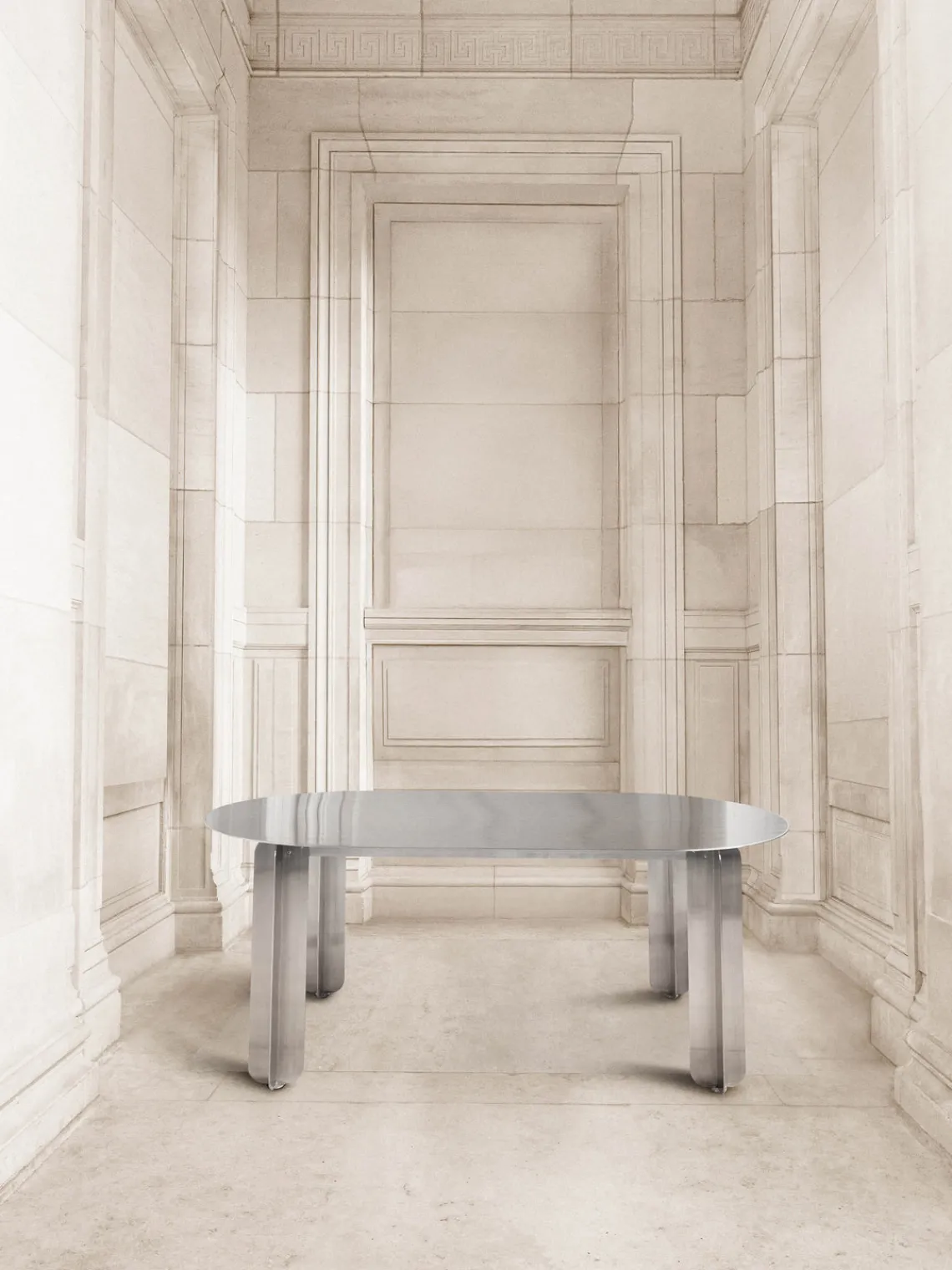 Westwing Collection Westwing | Crosby Studios, mesa de comedor ovalada Festin