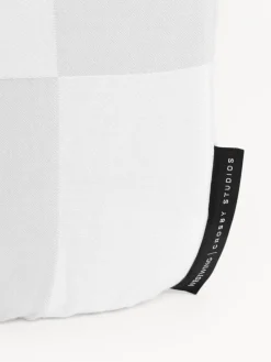 Westwing Collection Westwing | Crosby Studios, sábana bajera de algodón a cuadros Damier