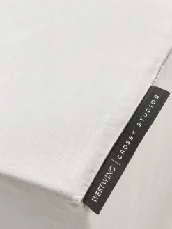 Westwing Collection Westwing | Crosby Studios, sábana bajera de algodón Jouy