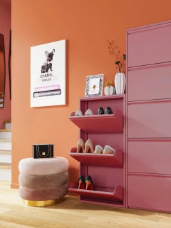 Kare Design Zapatero de pared con compartimentos plegables Caruso^ Zapateros|Zapateros
